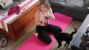 Started off the new year with some naked yoga and thought some of you