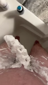Shaving cream explosion