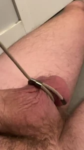 Trying mini bondage with my bracelet
