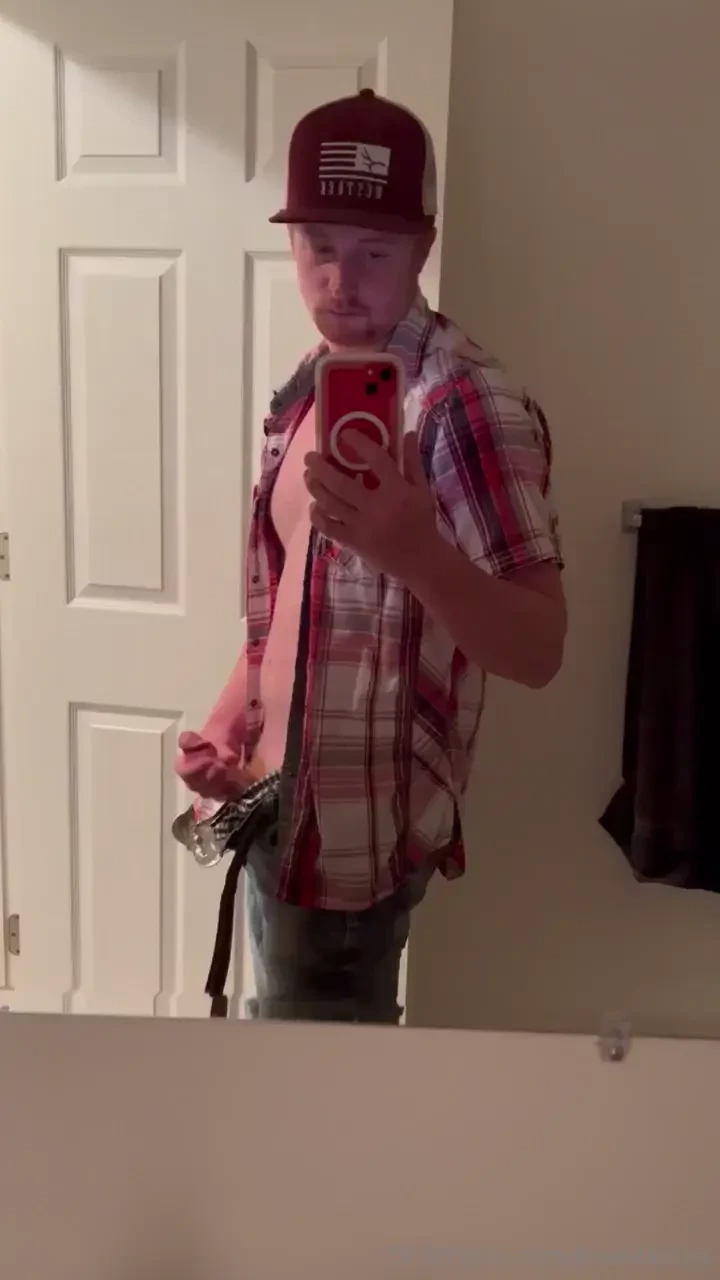 Mirror reflection of my cock 