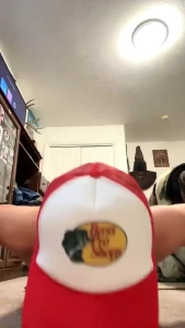 Shirtless push ups and then a naked shower