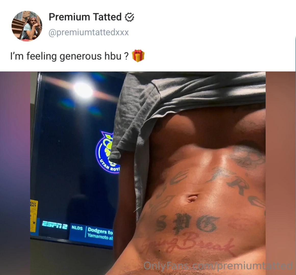 Premiumtattedxxx has nothing but xxx content right on the timeline part 3 