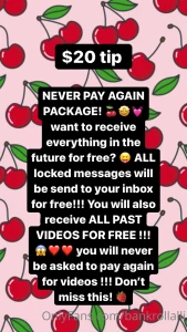 Never pay again package want to receive everything in the future for