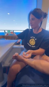 Playing with my feet part 4