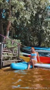Curly landingstrip gifs stomach spreadasshole gingergirl areolas like part 1
