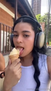 I love the ice cream and the sunny days i wish u happy day