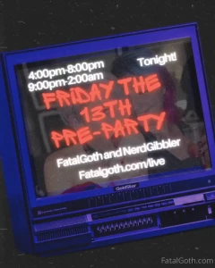 Join me and nerdgibbler for a spine-tingling pre-party collab live