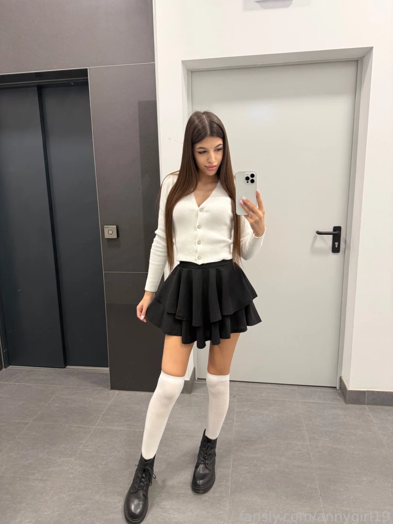 This short skirt makes me feel so feminine and playful it perfectly part 1 