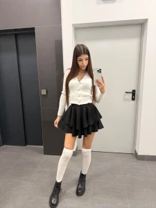 This short skirt makes me feel so feminine and playful it perfectly part 1