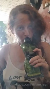 Blowing smoke in your face try not to cough or you ll miss me slipping