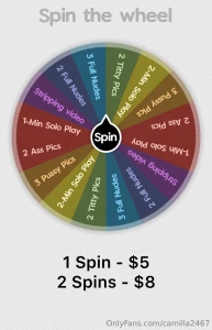 Hi everyone it s wheel spin time again for the next 24 hours only i m