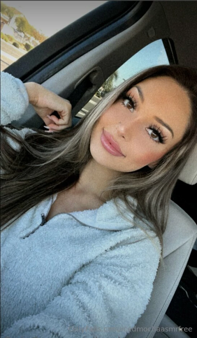 Your girl just trying to look cute 