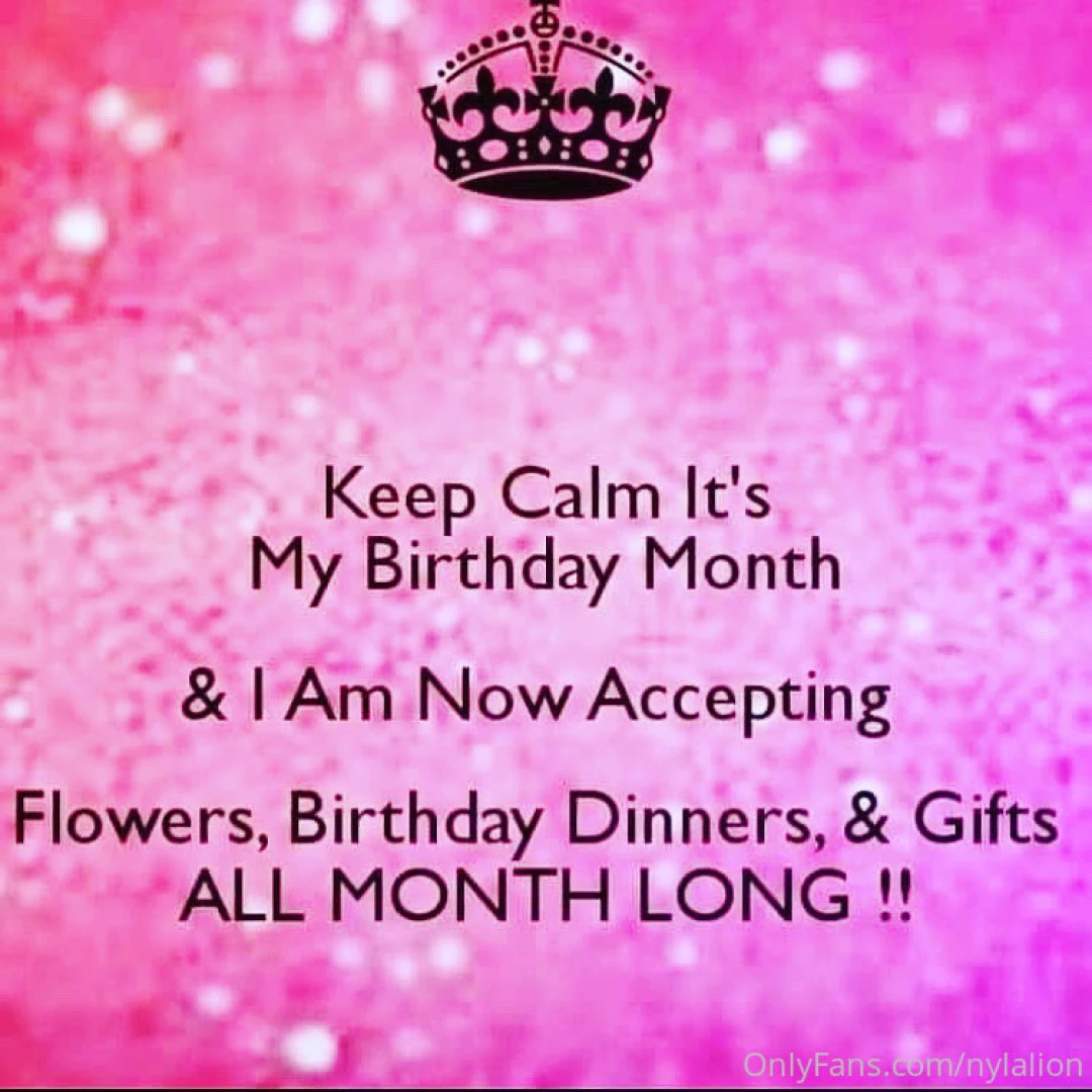 The count down to my birthday on the 8th starts today sunday i ll be 