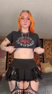 Your goth girlfriend is waiting for you to come and use her like the