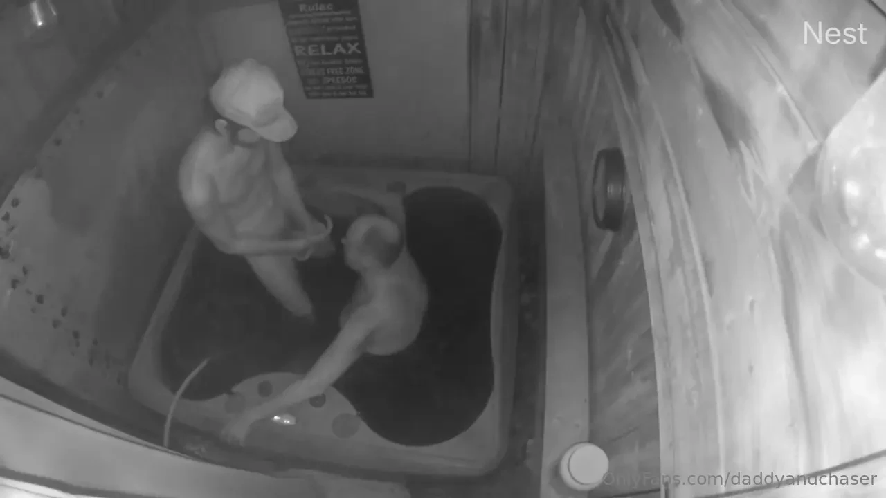 Some hot tub fun 