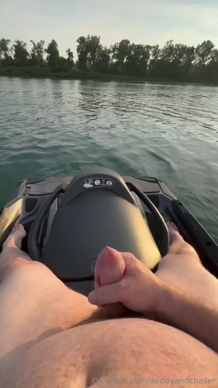 Jerking off on my new seadoo 