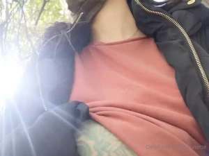 Morning walk in the woods