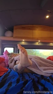 Massaging and fucking steezyt s feet w a bad dragon dildo feet foot