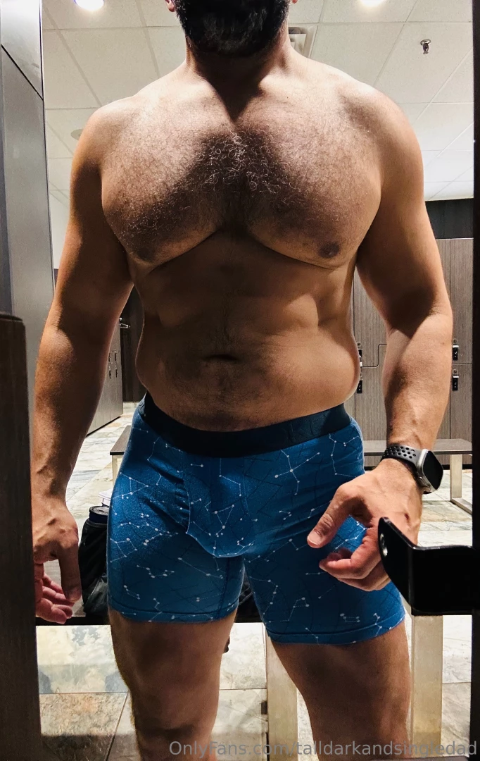 A sneak peak in the gym locker room these muscles could use a massage 