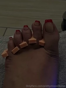 Exclusives of my new valentine s day pedi what do we think part 1