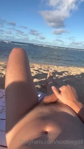 A chill day at the beach today