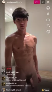 Instagram live from the locker room