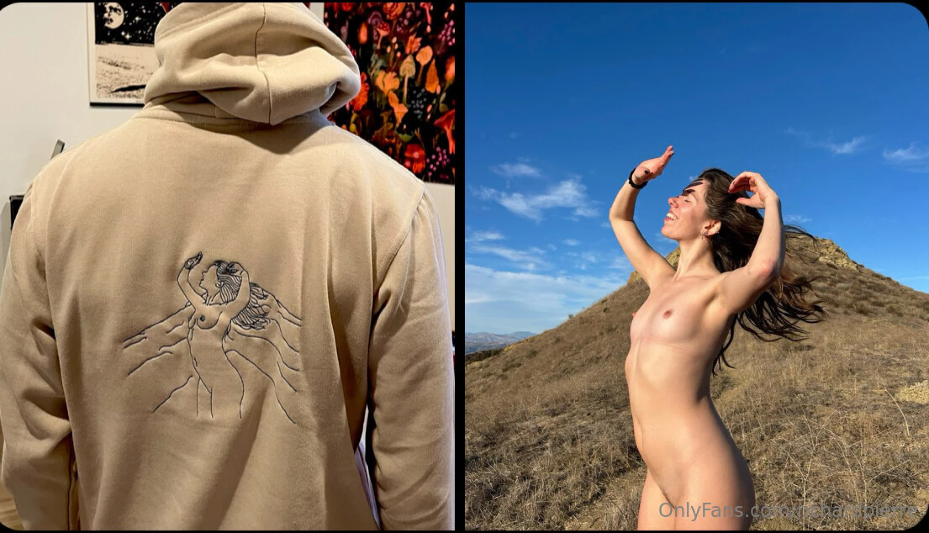 I m obsessed with this stitched hoodie that stellzgray made for me 