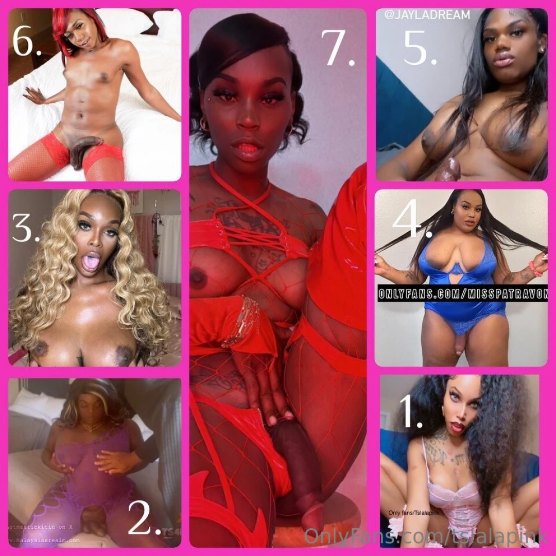 Onlyfans baddest ts follow all these baddies you won t have a drop of part 1 