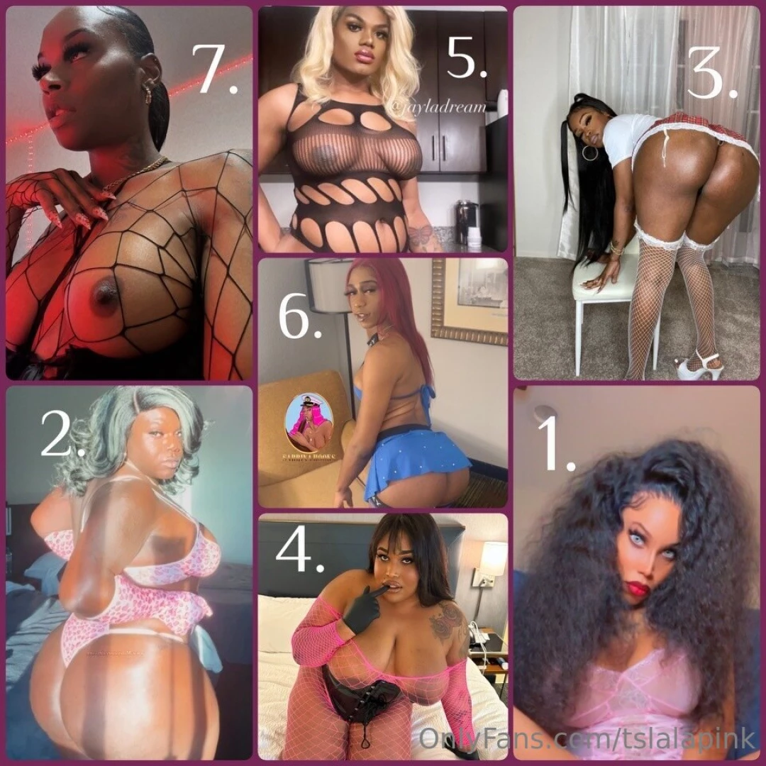 Onlyfans baddest ts follow all these baddies you won t have a drop of 