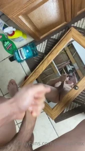 Hookup canceled jack off onto my mirror