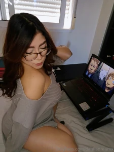 A quiet day enjoying my favorite anime beastars while relaxing in my