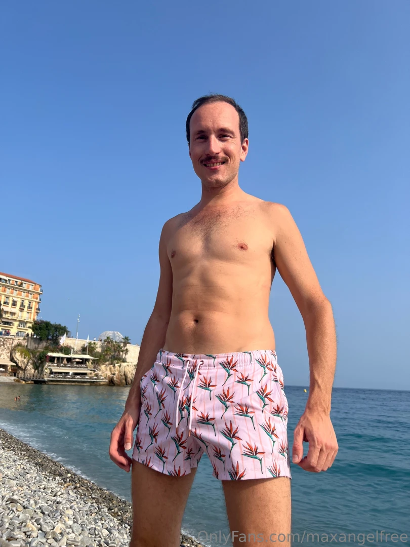 At the beach in nice france during the un summit about oceans 