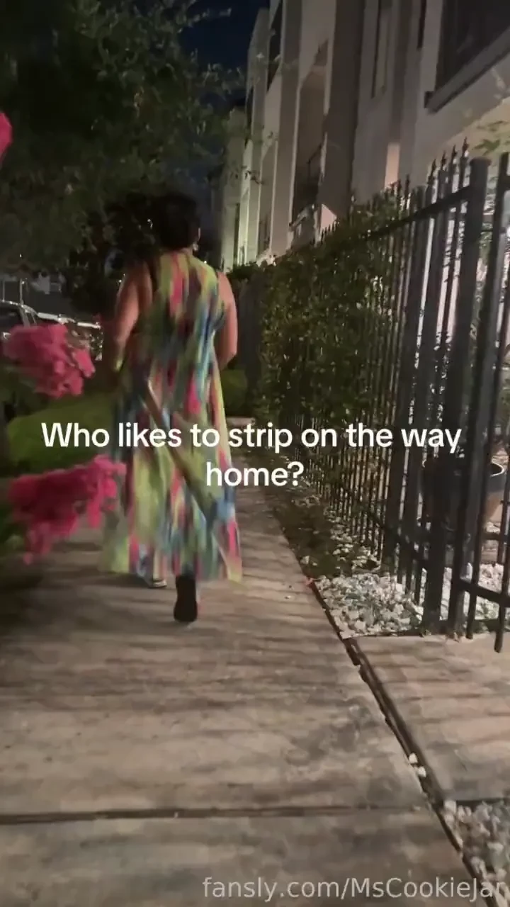 Sometimes this naughty milf likes to play outside milf outside strip 