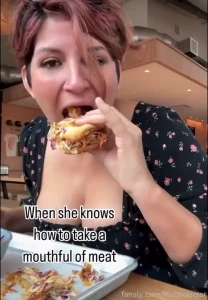 Meat loving milf so drippyyyy cookie mscookie mouthful dripping