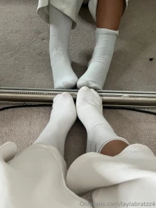 I want you to take off my socks with your teeth and chew on them until