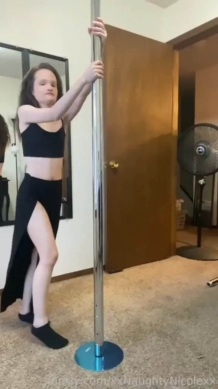 Got my pole today i m just fkn around on it bc u can definitely tell i 