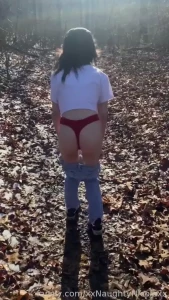 Cum take a walk with me fyp petite ass