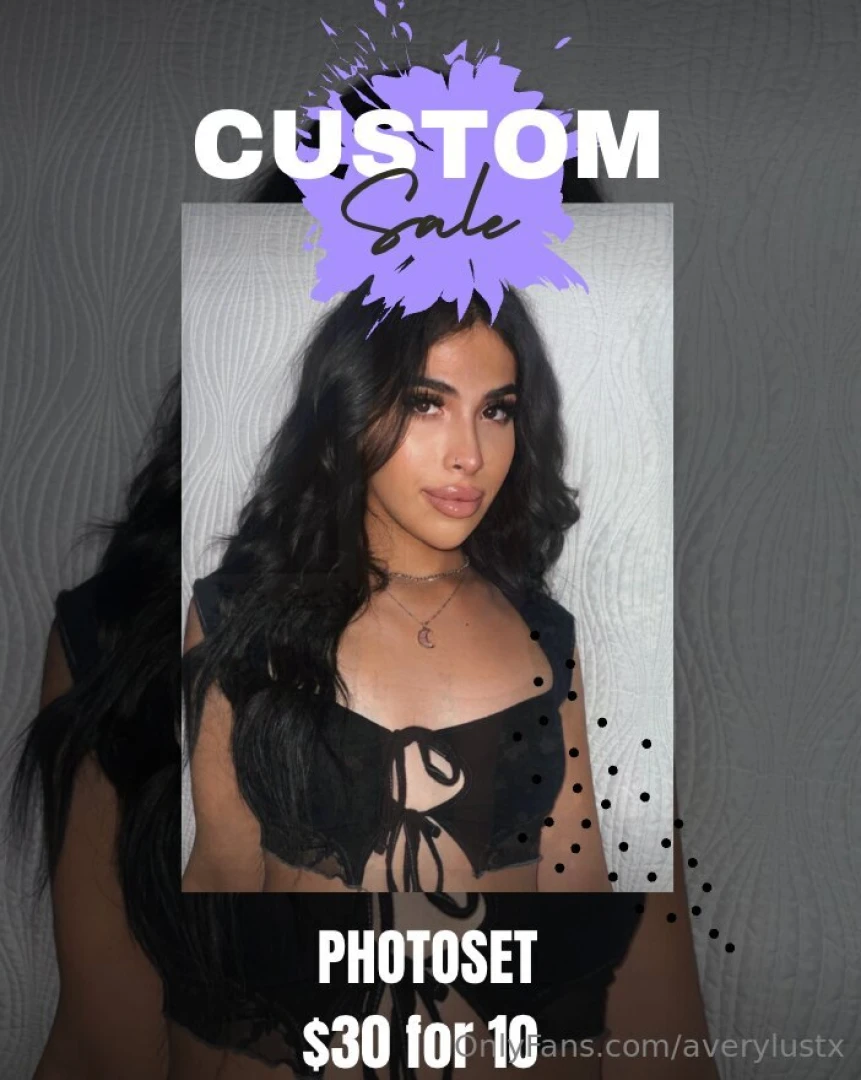 Do me a favor order a custom nbsp photoset today 