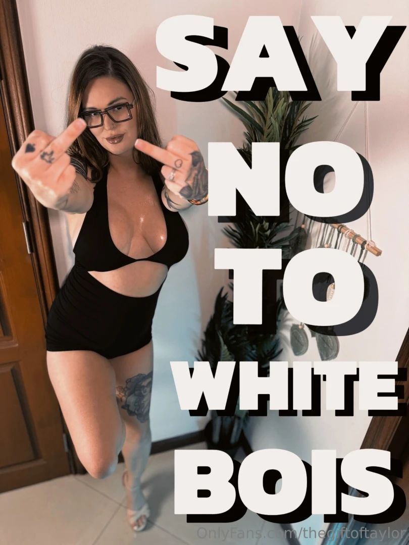 Forever saying no to white bois and putting you all in your place 