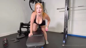 Really broke a sweat with my new workout buddies gym content has been