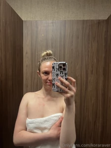 Fresh out of the shower you should join next time