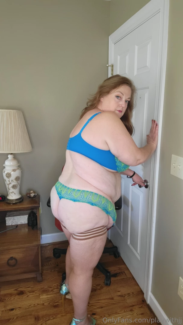 playwithjj - I love this bra and thong panty set part 4 