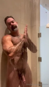 Post leg-day shower when you work those big muscle groups like your