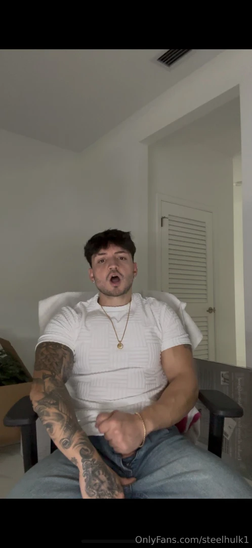 Watch me goon jerk flex and cum bonus video watch me jerk off in the 