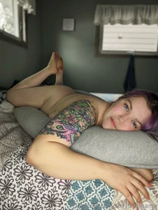 Morning stretches in bed fully naked featuring my cute feet keep an part 8