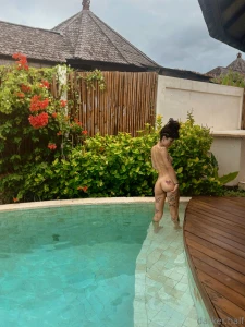 Having a private pool and my man as photographer makes my goofy and part 2