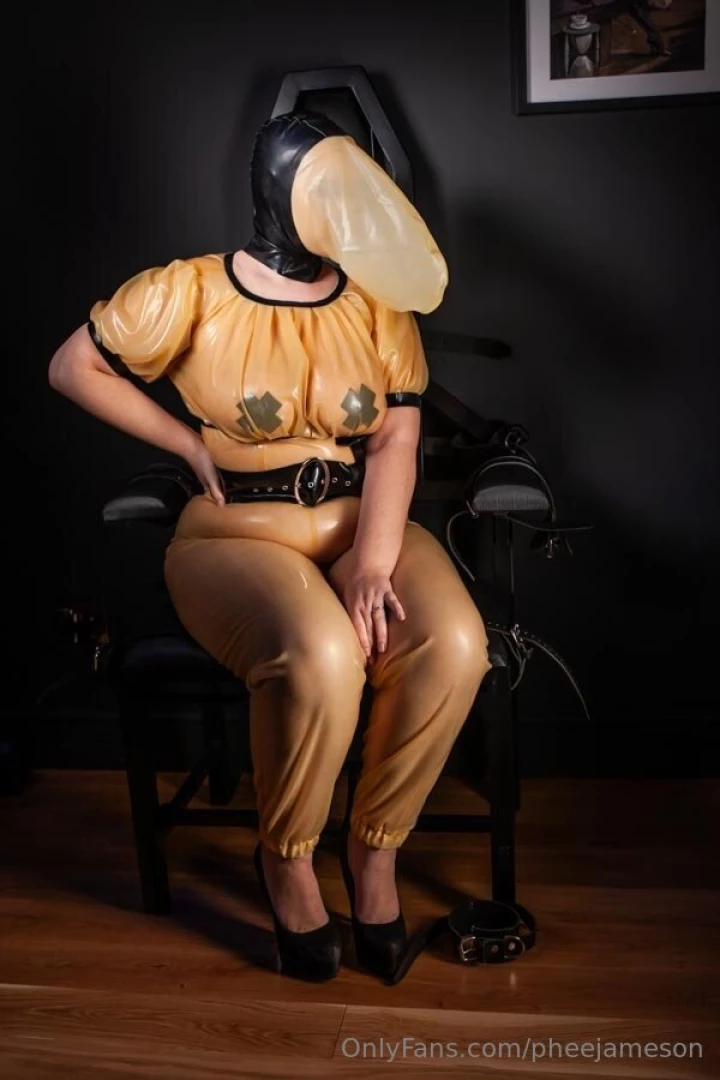 A little bit of kinky fun for my breathplay hood fans a photoset in 