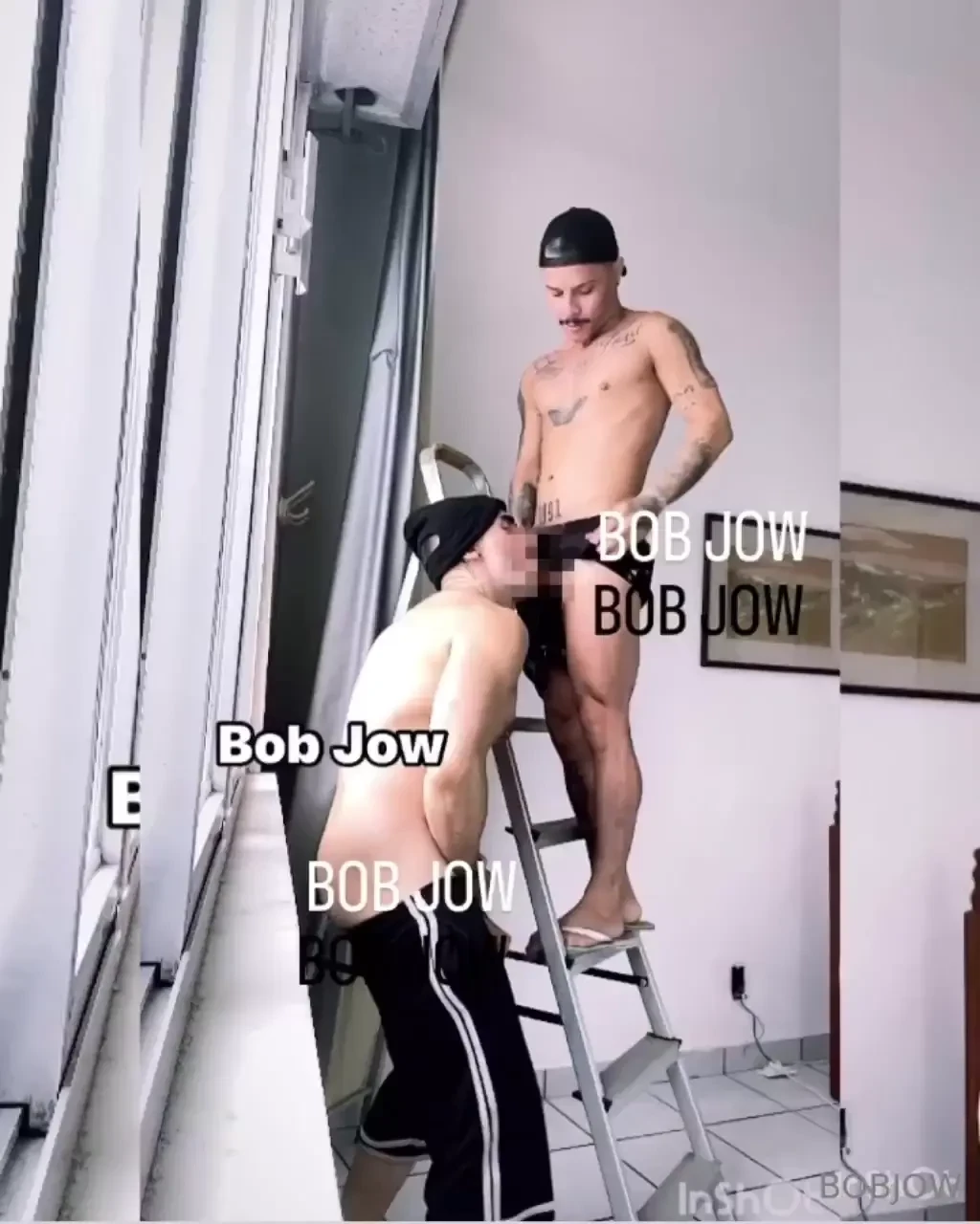 Bobjowbob transando com o prisioneiro na delegacia having sex with 