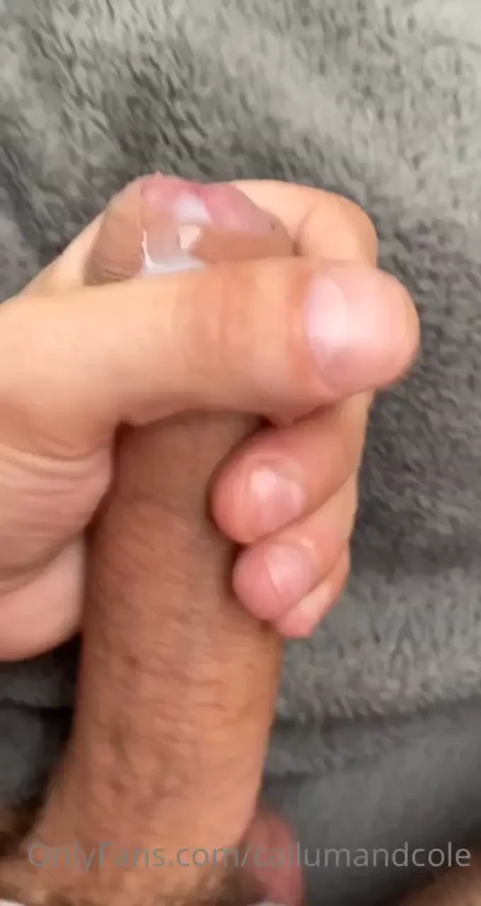 Squeezed a little load out this morning while he was sleeping next to 