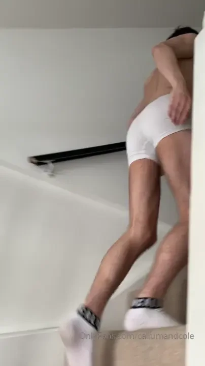 callumandcole - Look at callum s ass as he walks up the stairs 